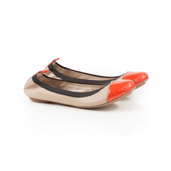 very lovely soles Shoes - Stylish Beige and Orange Women's Flats